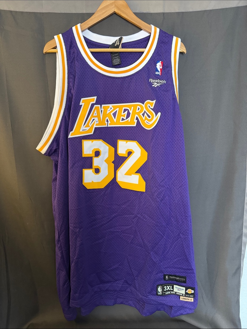 Reebok Los Angeles Lakers Magic Johnson Jersey - #32